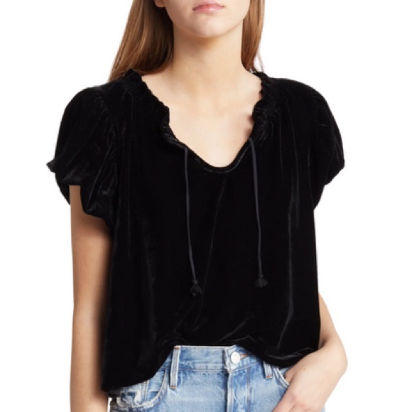 Free People Tops - NWT FREE PEOPLE TERESE TOP IN BLACK